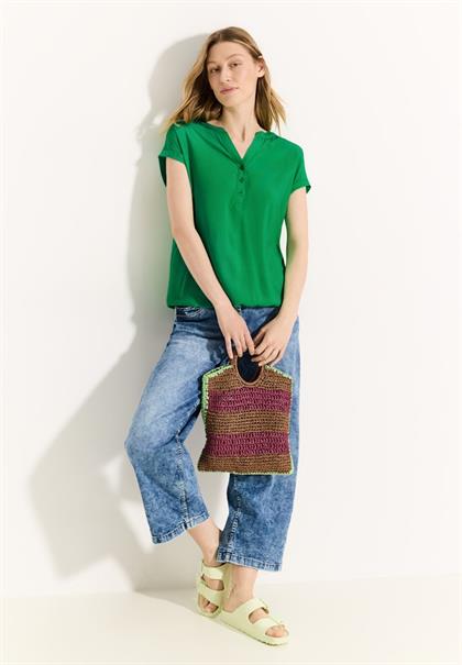 Viskose Bluse fresh apple green