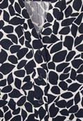 Viskose Bluse mit Print deep blue