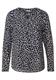 Viskose Bluse mit Print deep blue