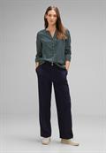 Viskose Bluse mit Print gentle green