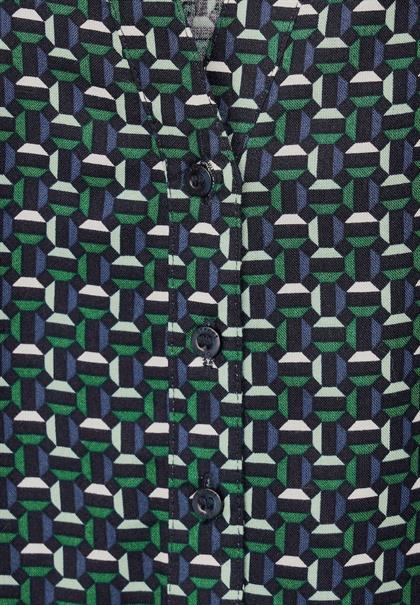 Viskose Bluse mit Print gentle green