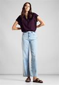 Viskose Blusenshirt dark berry purple