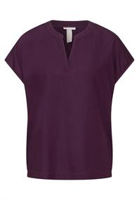 Viskose Blusenshirt dark berry purple