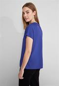 Viskose Blusenshirt intense royal blue