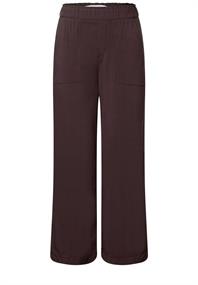 Viskose-Culotte fudge red