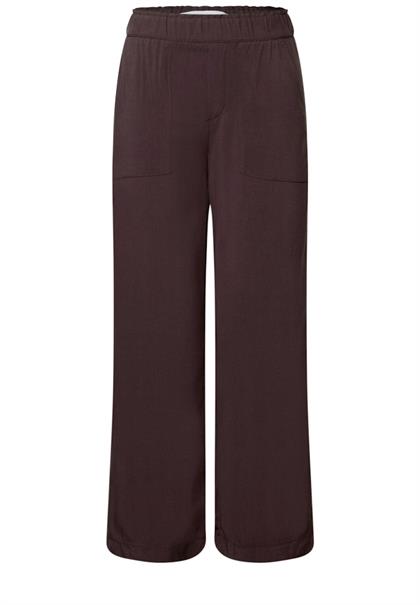 Viskose-Culotte fudge red