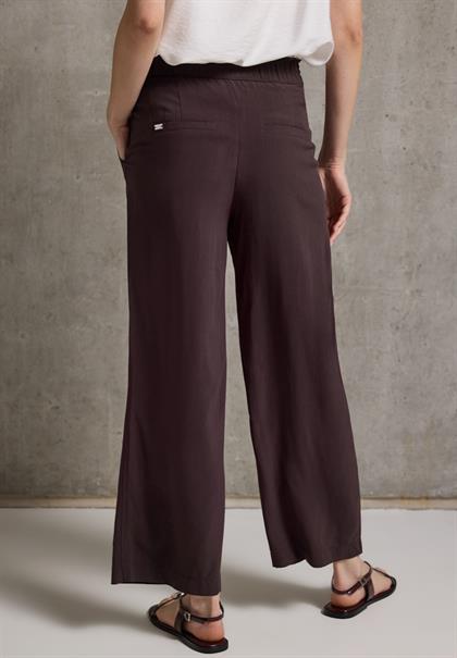 Viskose-Culotte fudge red