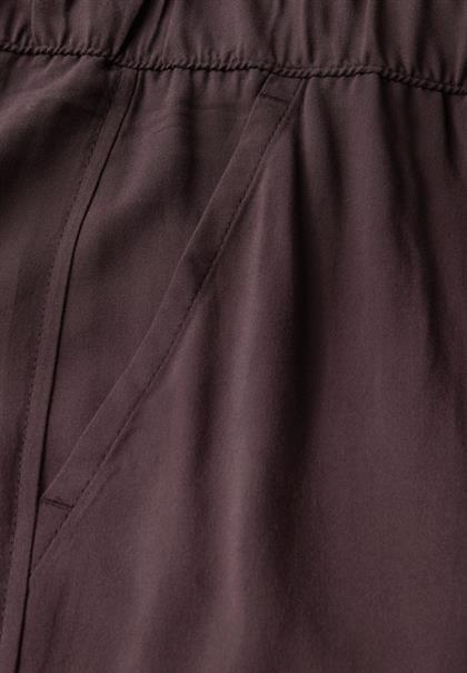 Viskose-Culotte fudge red