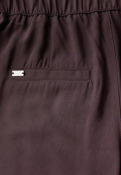 Viskose-Culotte fudge red