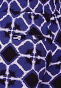 Viskose Hose mit Print violet blue