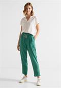 Viskose Loose Fit Hose lagoon green