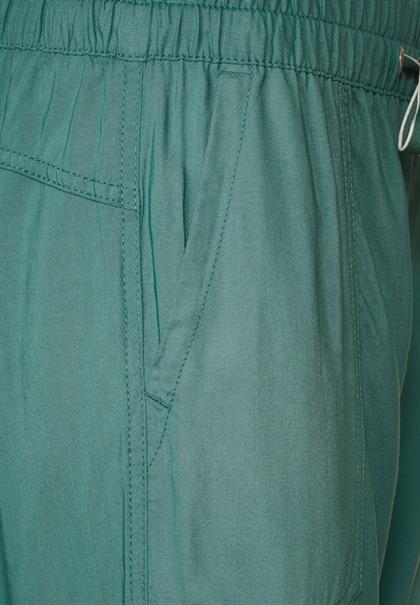 Viskose Loose Fit Hose lagoon green