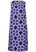 Viskose Print Kleid violet blue