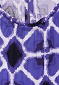 Viskose Print Kleid violet blue