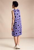 Viskose Print Kleid violet blue