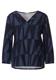 Viskose Printshirt deep blue