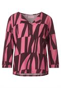 Viskose Printshirt legend rose