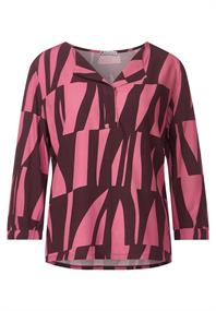 Viskose Printshirt legend rose