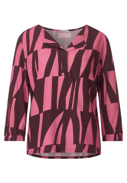 Viskose Printshirt legend rose