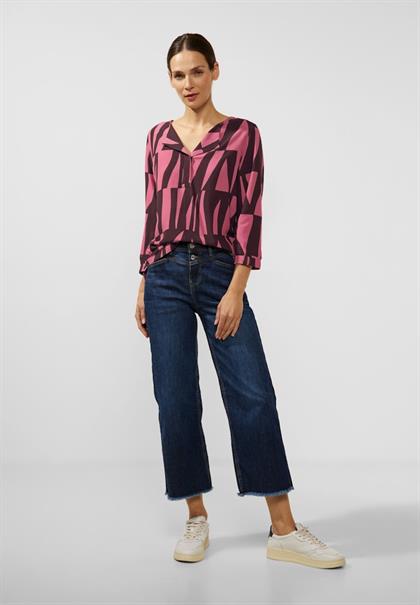 Viskose Printshirt legend rose