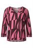 Viskose Printshirt legend rose