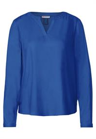 Viskosebluse fresh intense gentle blue