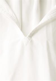 Viskosebluse mit Raffung off white