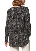 Viskosebluse schwarz