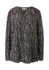 Viskosebluse schwarz