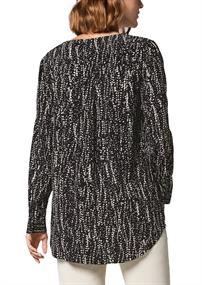 Viskosebluse schwarz