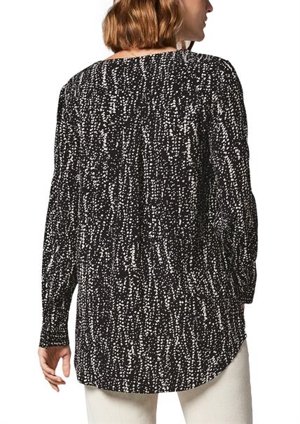 Viskosebluse schwarz