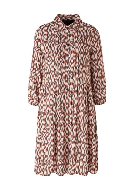 Viskosekleid schwarz