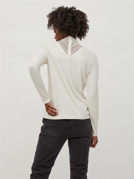 VISOLITTA RIB LACE L/S TOP/SU - NOOS birch