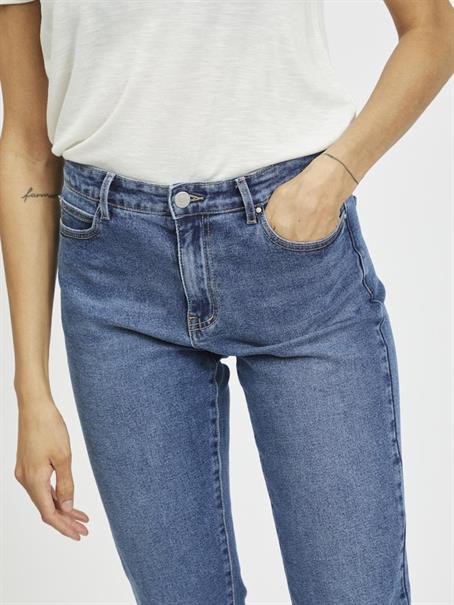 VISOMMER RWRE 7/8 STRAIGHT JEANS - NOOS medium blue denim