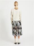 VISPARKLE L/S V-NECK KNIT TOP/PB birch