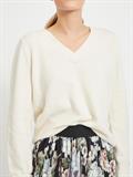 VISPARKLE L/S V-NECK KNIT TOP/PB birch