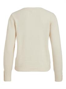 VISPARKLE L/S V-NECK KNIT TOP/PB birch