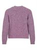 VISPOSA V-NECK L/S KNIT CARDIGAN sangria sunset