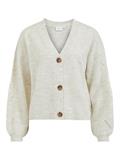 VISURILI L/S KNIT CARDIGAN/SU - NOOS white alyssum