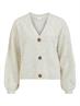VISURILI L/S KNIT CARDIGAN/SU - NOOS white alyssum