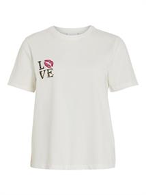 VISYBIL LEO KISS S/S T-SHIRT/LC cloud dancer1