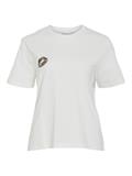 VISYBIL LEO KISS S/S T-SHIRT/LC cloud dancer2