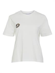 VISYBIL LEO KISS S/S T-SHIRT/LC cloud dancer2