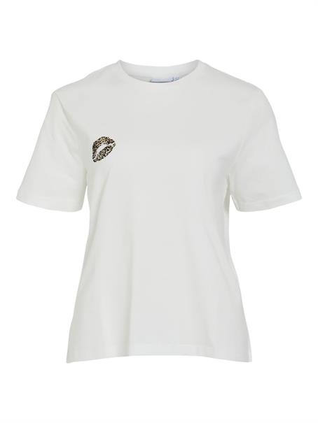 VISYBIL LEO KISS S/S T-SHIRT/LC cloud dancer2