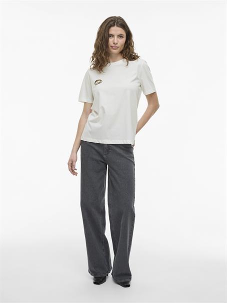 VISYBIL LEO KISS S/S T-SHIRT/LC cloud dancer2