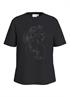 VISYBIL STICHED S/S O-NECK T-SHIRT/LC black beauty