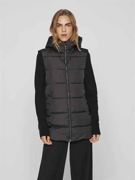VITATE S/L PUFFER VEST - NOOS black
