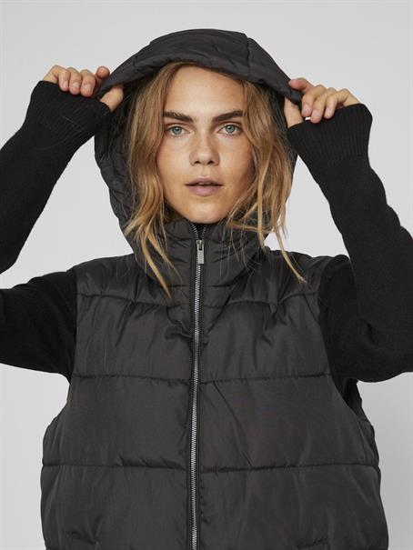 VITATE S/L PUFFER VEST - NOOS black