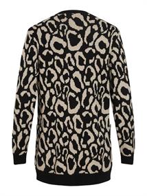 VITIF OPEN L/S KNIT CARDIGAN - NOOS black beauty