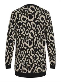 VITIF OPEN L/S KNIT CARDIGAN - NOOS black beauty